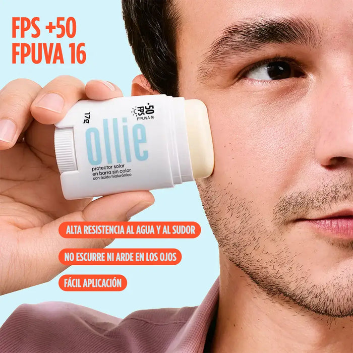 Protector Solar en Barra Sin Color FPS +50