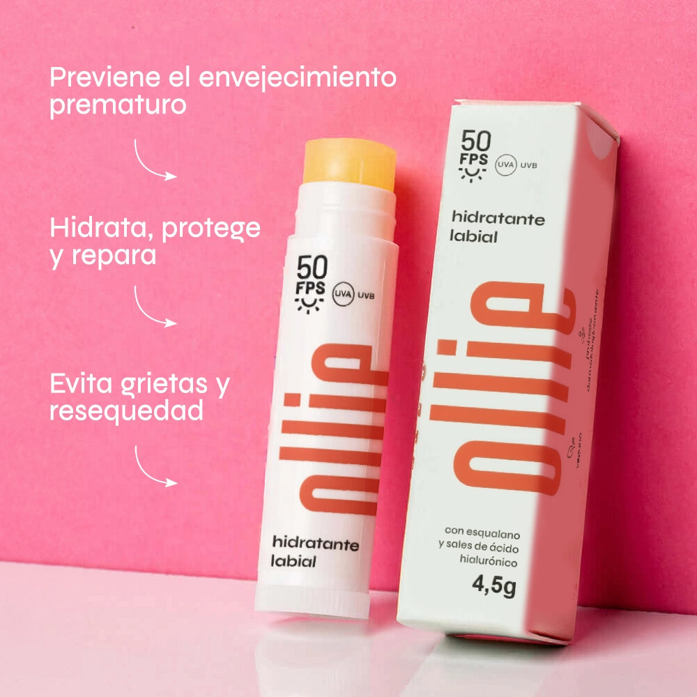 Hidratante Labial con FPS 50