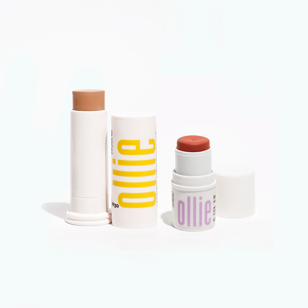 Ollie  Kit Daily Ollie - Barra 3 en 1 Rubor, Labial y Sombra FPS +50 