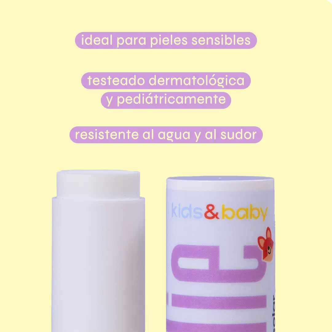 Protector Solar Mineral Infantil en Barra FPS 50